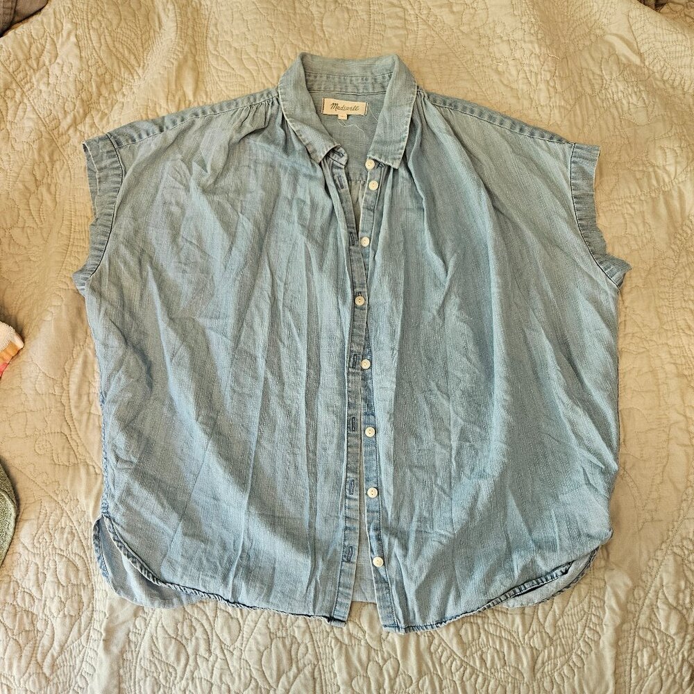 Madewell Denim Sleeveless Top